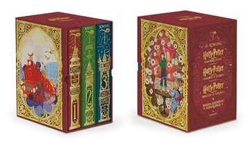 portada Harry Potter MinaLima Boxset Books #1-3 (en Inglés)