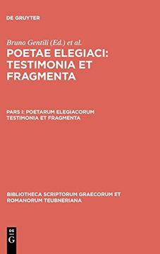 portada Poetarum Elegiacorum Testimonia et Fragmenta (en Inglés)