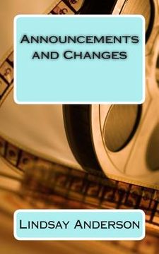portada Announcements and Changes (en Inglés)