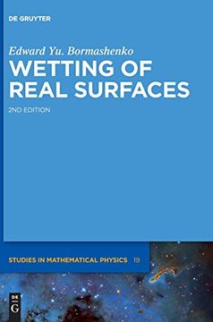 portada Wetting of Real Surfaces (de Gruyter Studies in Mathematical Physics) (en Inglés)