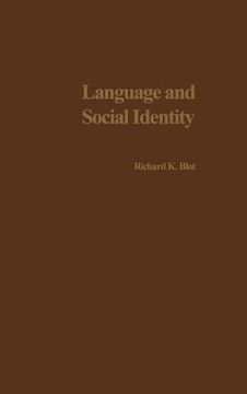 portada language and social identity