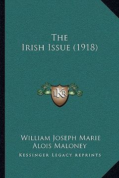 portada the irish issue (1918) (in English)
