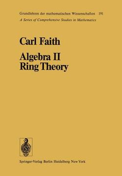 portada algebra ii ring theory: vol. 2: ring theory (en Inglés)