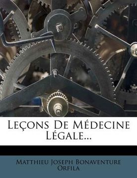 portada Leçons De Médecine Légale... (en Francés)