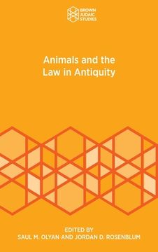 portada Animals and the Law in Antiquity (en Inglés)