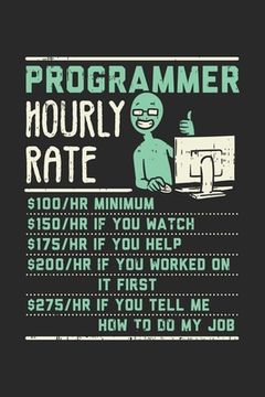 portada Programmer Hourly Rate: 120 Pages I 6x9 I Graph Paper 5x5
