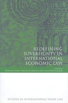 portada redefining sovereignty in international economic law (en Inglés)