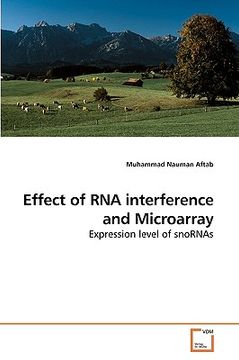 portada effect of rna interference and microarray