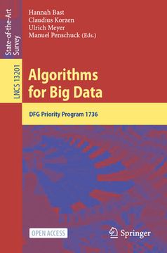 portada Algorithms for Big Data: Dfg Priority Program 1736 (en Inglés)