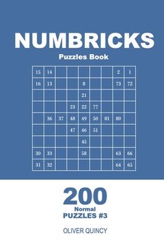 portada Numbricks Puzzles Book - 200 Normal Puzzles 9x9 (Volume 3) (en Inglés)