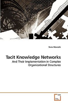 portada tacit knowledge networks
