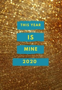 portada 2020: This is my year (en Inglés)