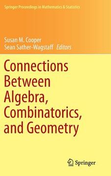 portada Connections Between Algebra, Combinatorics, and Geometry (en Inglés)