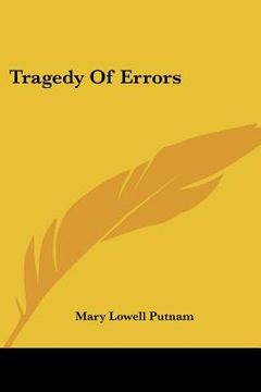 portada tragedy of errors