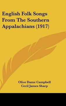portada english folk songs from the southern appalachians (1917) (in English)