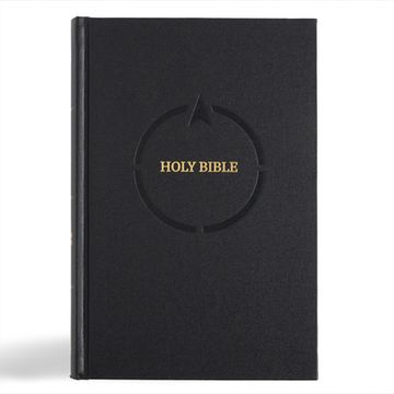 portada CSB Church Bible, Anglicised Edition, Black Hardcover (in English)