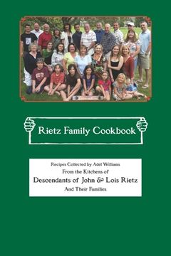 portada Rietz Family Cookbook (en Inglés)
