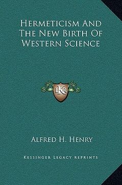 portada hermeticism and the new birth of western science (in English)