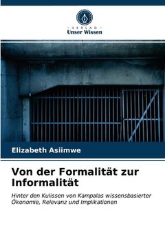 portada Von der Formalität zur Informalität (en Alemán)