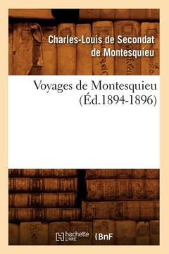portada Voyages de Montesquieu. Tome I (Éd.1894-1896) (en Francés)
