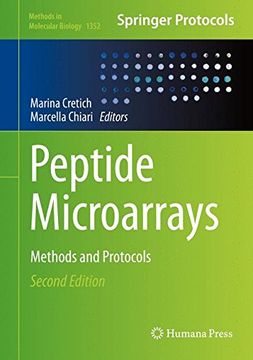 portada Peptide Microarrays: Methods and Protocols (in English)