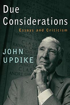 portada Due Considerations: Essays and Criticism 