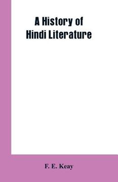 portada A History of Hindi Literature (in English)