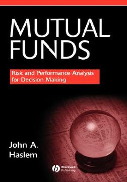 portada mutual funds: risk and performance analysis for decision making (en Inglés)