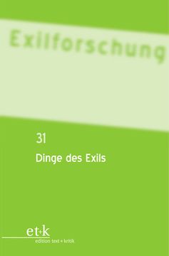 portada Dinge des Exils (en Alemán)