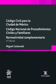portada Código Civil Para la Ciudad de México. Código Nacional de Procedimientos Civiles y Familiares / 5 ed.