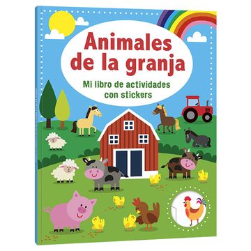 portada Animales de la Granja - Mi Libro de Actividades con Stickers