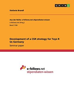 portada Development of a CSR strategy for Toys R Us Germany