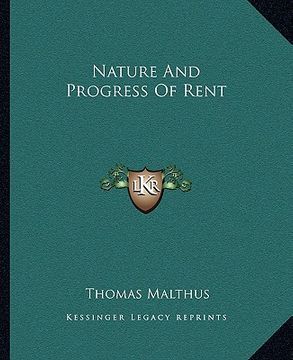 portada nature and progress of rent