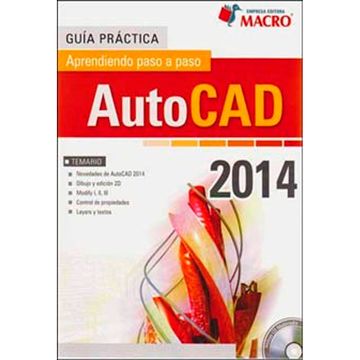 portada Guia Practica Aprendiendo Paso A Paso Autocad 2014 (Incluye Cd) (in Spanish)