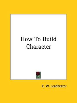 portada how to build character