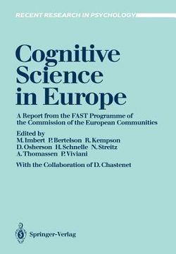portada cognitive science in europe: a report from the fast programme of the commission of the european communities