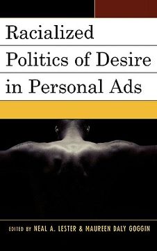 portada racialized politics of desire in personal ads (en Inglés)