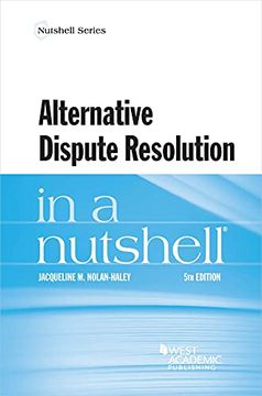 portada Alternative Dispute Resolution in a Nutshell (Nutshell Series) 