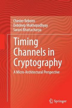 portada Timing Channels in Cryptography: A Micro-Architectural Perspective (in English)