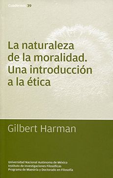 portada Naturaleza de la Moralidad, la (in Spanish)