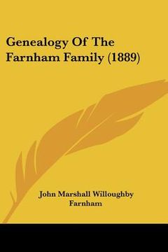 portada genealogy of the farnham family (1889) (in English)