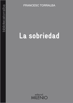 portada La Sobriedad (Biblioteca Francesc Torralba)
