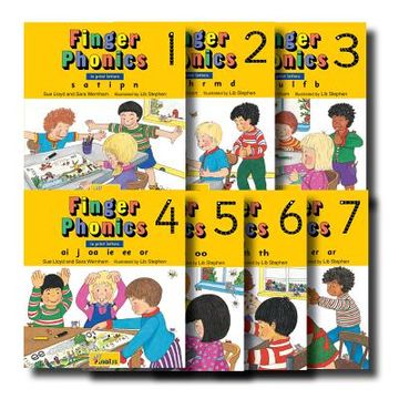 Book finger phonics, books 1-7: in print letters Wernham, Sara