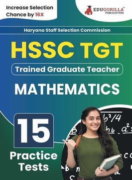 portada HSSC TGT Mathematics Exam Book 2023 (English Edition) Haryana Staff Selection Commission: Trained Graduate Teacher 15 Practice Tests (1500 Solved MCQs (en Inglés)