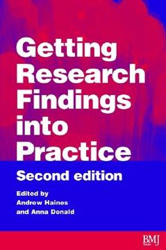 portada getting research findings into practice (en Inglés)
