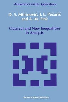 portada classical and new inequalities in analysis (en Inglés)