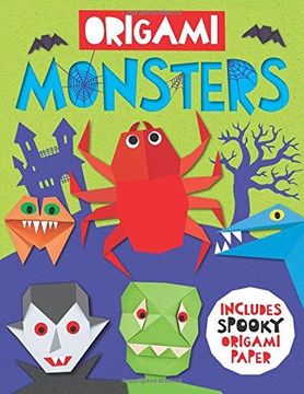 portada Origami Monsters: Includes spooky origami paper (Paperback) 