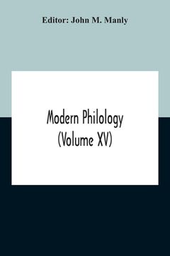 portada Modern Philology (Volume XV) (en Inglés)