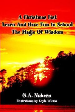 portada a christmas list learn and have fun in school and the magic of wisdom (in English)