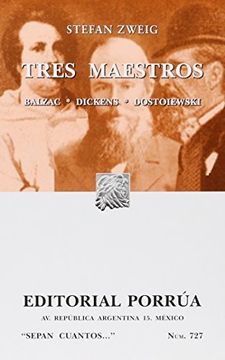 portada Tres Maestros (Balzac-Dickens-Dostoiewski) 727 (in Spanish)